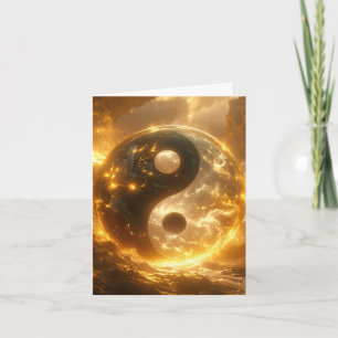 Tarjeta Festiva YIN Y YANG - Yijing -
