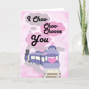 Tarjeta Festiva Yo Choo Choo Elija Usted
