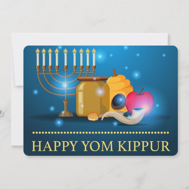 Tarjeta Festiva Yom Kippur (Anverso)