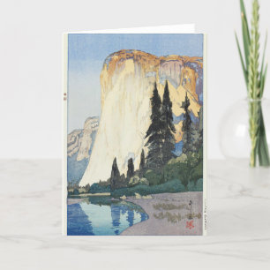 Tarjeta Festiva Yosemite, El Capitan, Hiroshi Yoshida