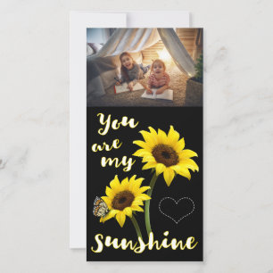 Tarjeta Festiva You are my Sunshine Photo
