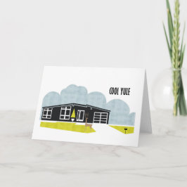 Tarjeta Festiva Yule fresco