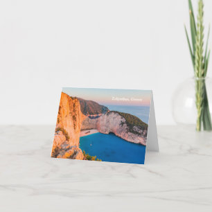 Tarjeta Festiva Zakynthos, Grecia.