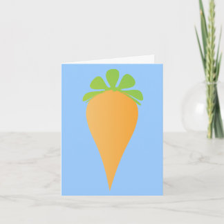 Tarjeta Festiva Zanahoria
