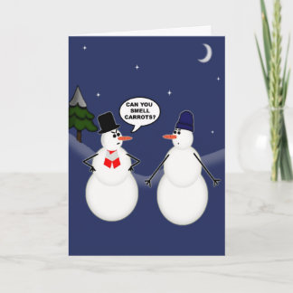 Tarjeta Festiva Zanahorias