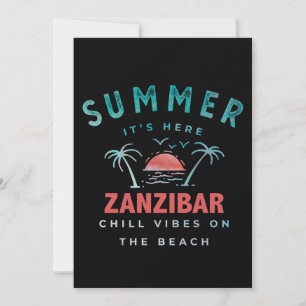 Tarjeta Festiva Zanzíbar