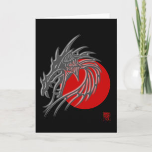 Tarjeta Festiva Zodiaco chino - Regalo de dragón