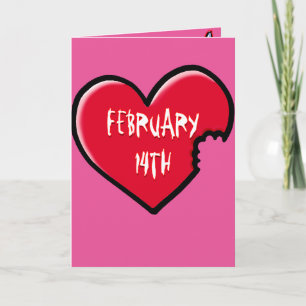 Tarjeta Festiva Zombie Valentine