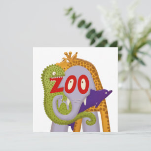 Tarjeta Festiva ¡Zoo!