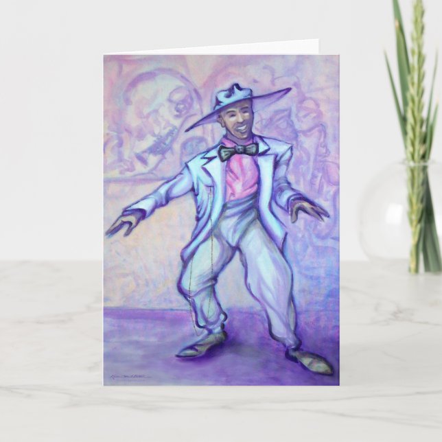 Tarjeta Festiva Zoot Suit (Anverso)