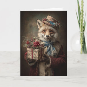 Tarjeta Festiva Zorro Navideño Caprichoso