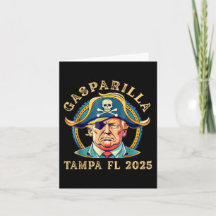 Tarjeta Festival de Piratas Trump Gasparilla Tampa Fl 2025