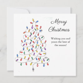 Tarjeta Festive Lights