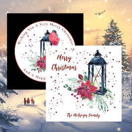 Tarjeta Festive Modern Christmas Card