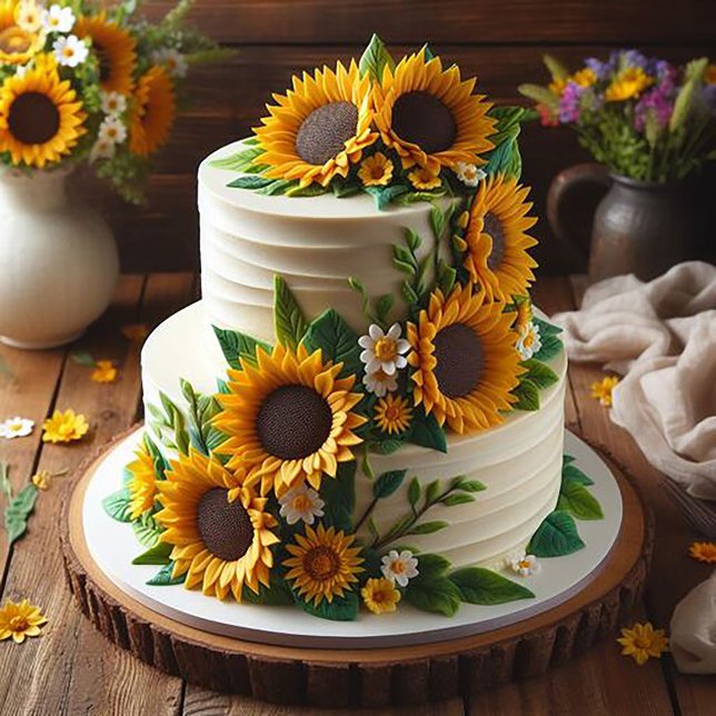 TARJETA FESTIVE SUNFLOWER DECORADO CUMPLEAÑOS (Subido por el creador)