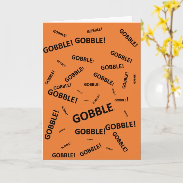 Tarjeta Festividad de Acción de Gracias (flor amarilla)