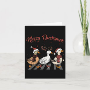 Tarjeta Festividad de animales divertidos de los navidades