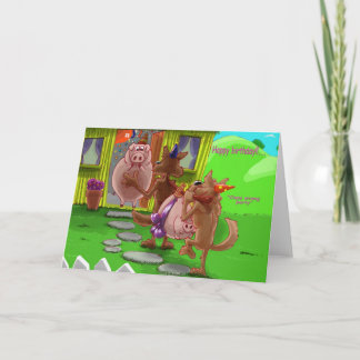 Tarjeta ¿Festividad de cumpleaños equivocada?