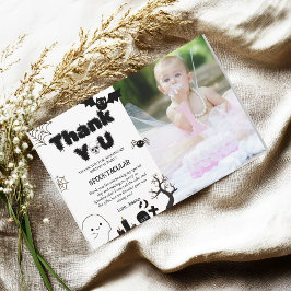 Tarjeta Festividad de Halloween Festín de cumpleaños graci