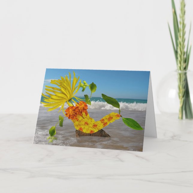 Tarjeta Festividad de la sirena (Anverso)