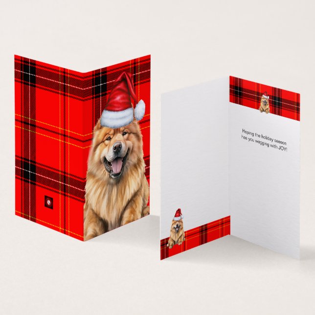 Tarjeta Festividad de los Navidades de la placa roja negra (Interior y exterior)