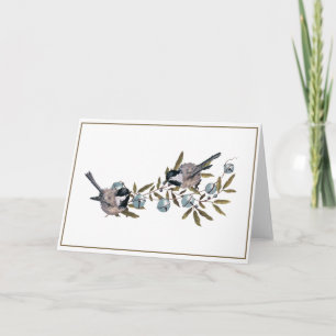 Tarjeta Festividad de los Navidades del jingle de los pája