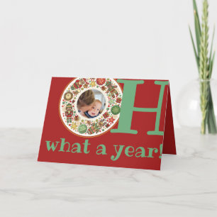 Tarjeta Festividad de los Navidades graciosos 2020, foto d