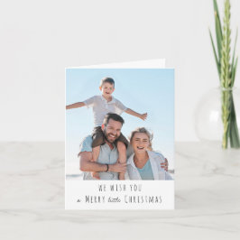 Tarjeta Festividad de los pequeños Navidades de Merry