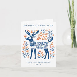 Tarjeta Festividad de Navidades escandinavos