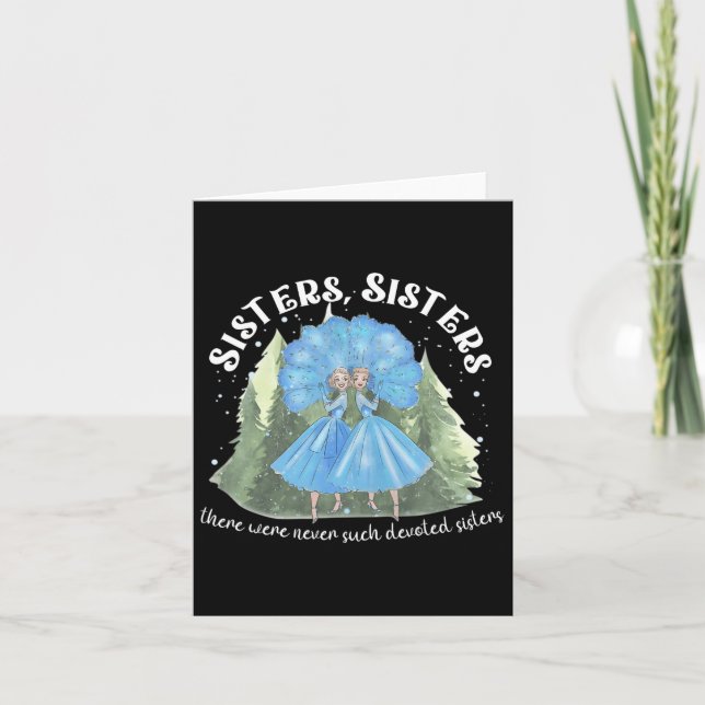 Tarjeta Festividad de nieve de Navidad de 1954 de la pelíc (Anverso)