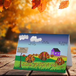 Tarjeta Festividad divertida, colorida, Personalizado de v