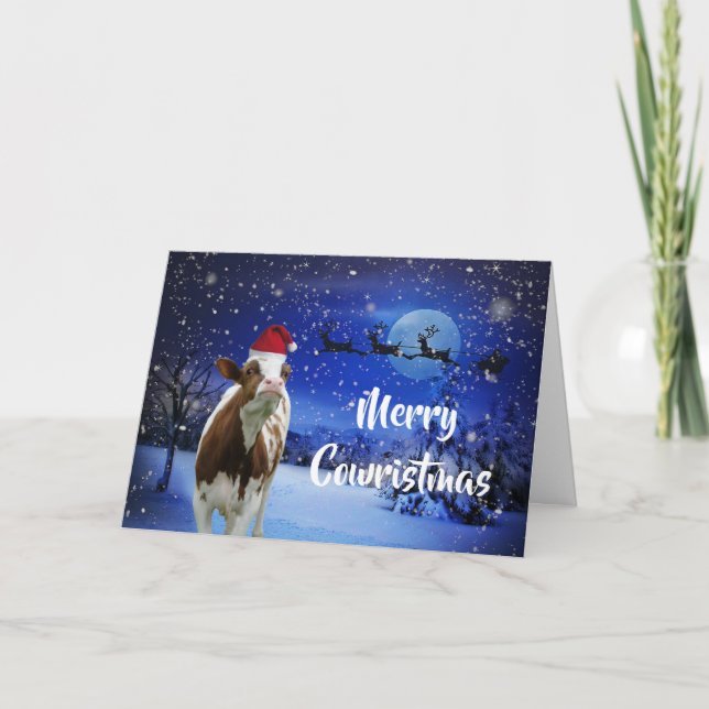 Tarjeta Festividad en Santa Cow (Anverso)