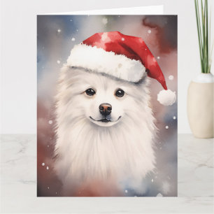 Tarjeta Festividad en Santa Paws de los Navidades de perro