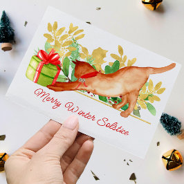 Tarjeta Festividad Gato Gato Gato Solsticio de Invierno Pa