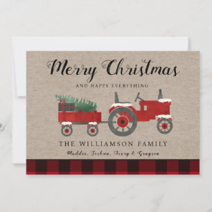 Tarjeta Festividad Rusa de Feliz Navidad Roja