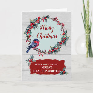 Tarjeta Festividad Rusa Gran Abuela Feliz Navidad