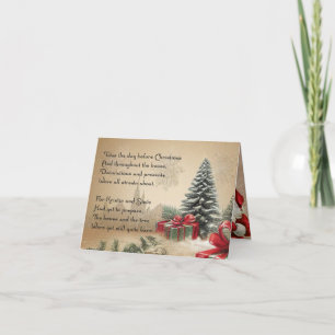 Tarjeta Festividades de navidades