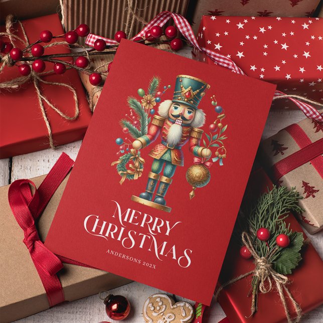 Tarjeta Festividades Navidades Personalizado de Nutcracker (Subido por el creador)