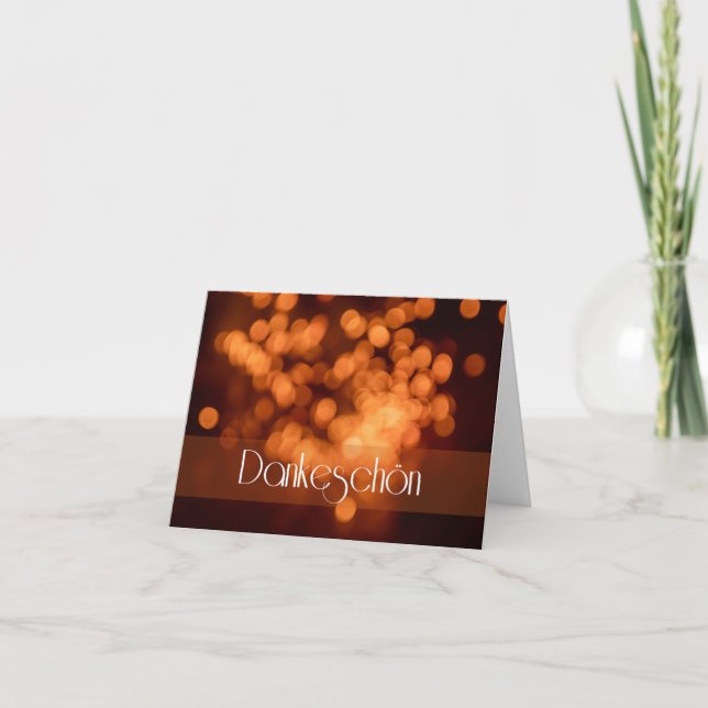 Tarjeta Festliches Dankeschön für Deine Lieben! (Anverso)