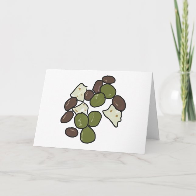 Tarjeta Feta Cheese and Olives (Anverso)