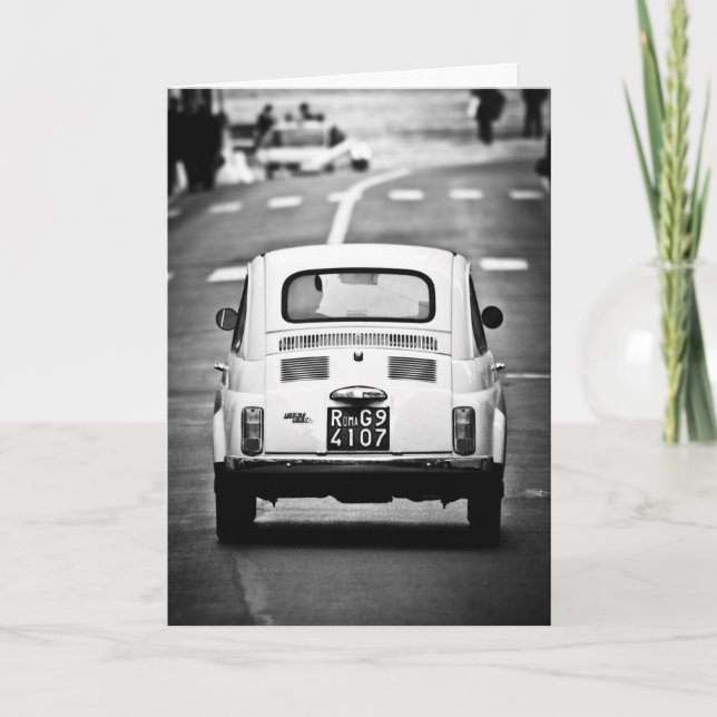 Tarjeta Fiat 500 Roma (Anverso)