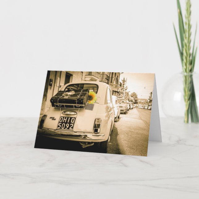 Tarjeta Fiat 500 Roma (Anverso)