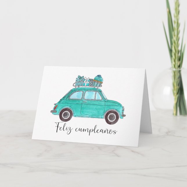 Tarjeta Fiat Retro 500 (Anverso)
