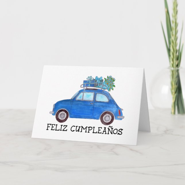 Tarjeta Fiat Retro 500 (Anverso)