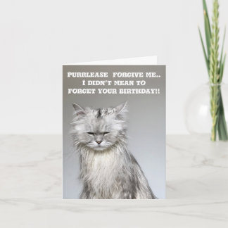 Tarjeta FideosChillaxingCat Cumpleaños tardado