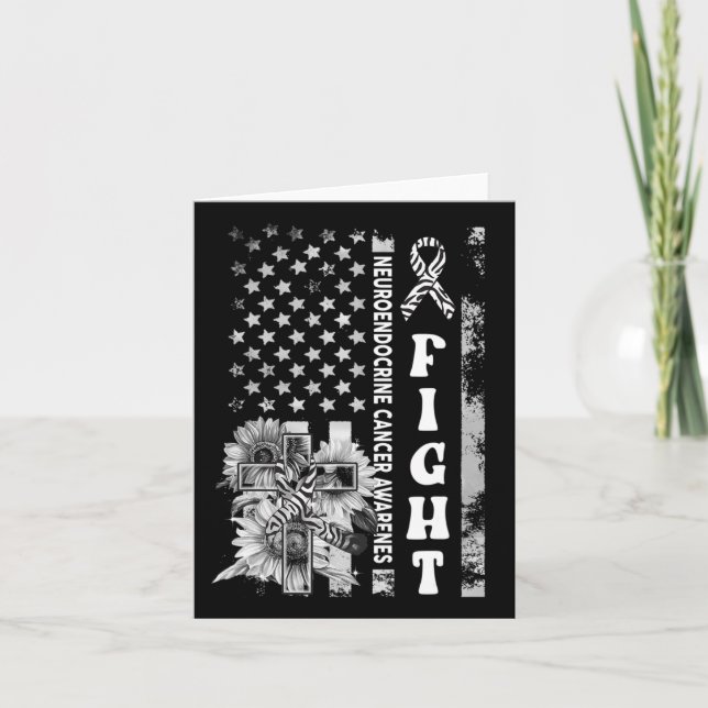 Tarjeta Fiebre Bandera De Eeuu Girasol Cerebro De Borgoña  (Anverso)