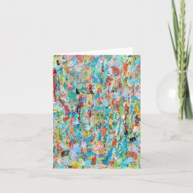 Tarjeta Fiebre de la selva en blanco Notecard (Anverso)