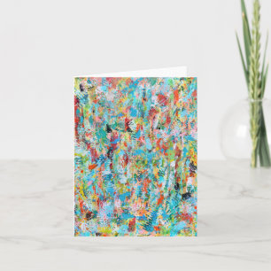 Tarjeta Fiebre de la selva en blanco Notecard