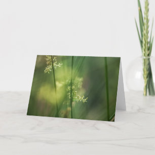 Tarjeta Fiebre floral verde