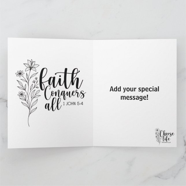 Tarjeta Fiel -Agrega tu mensaje especial (Interior)